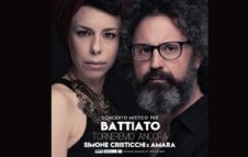 Simone Cristicchi e Amara a Roma con il "Concerto mistico per Battiato"