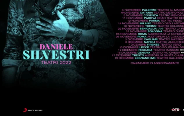 Daniele Silvestri a Roma nel 2022: data e biglietti del concerto