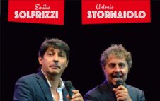 Antonio Stornaiolo e Emilio Solfrizzi a Roma nel 2022 con “Il cotto e il crudo”