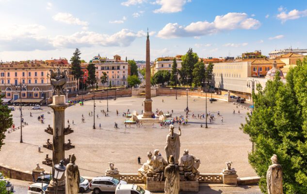 Piazza del Popolo a Roma