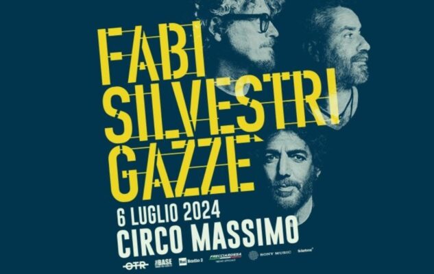 Fabi, Silvestri e Gazzè insieme a Roma nel 2024 per un grande concerto al Circo Massimo