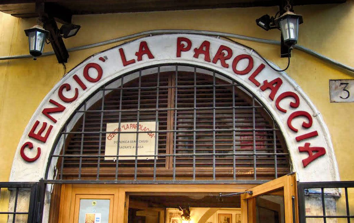 ristorante la parolaccia a roma