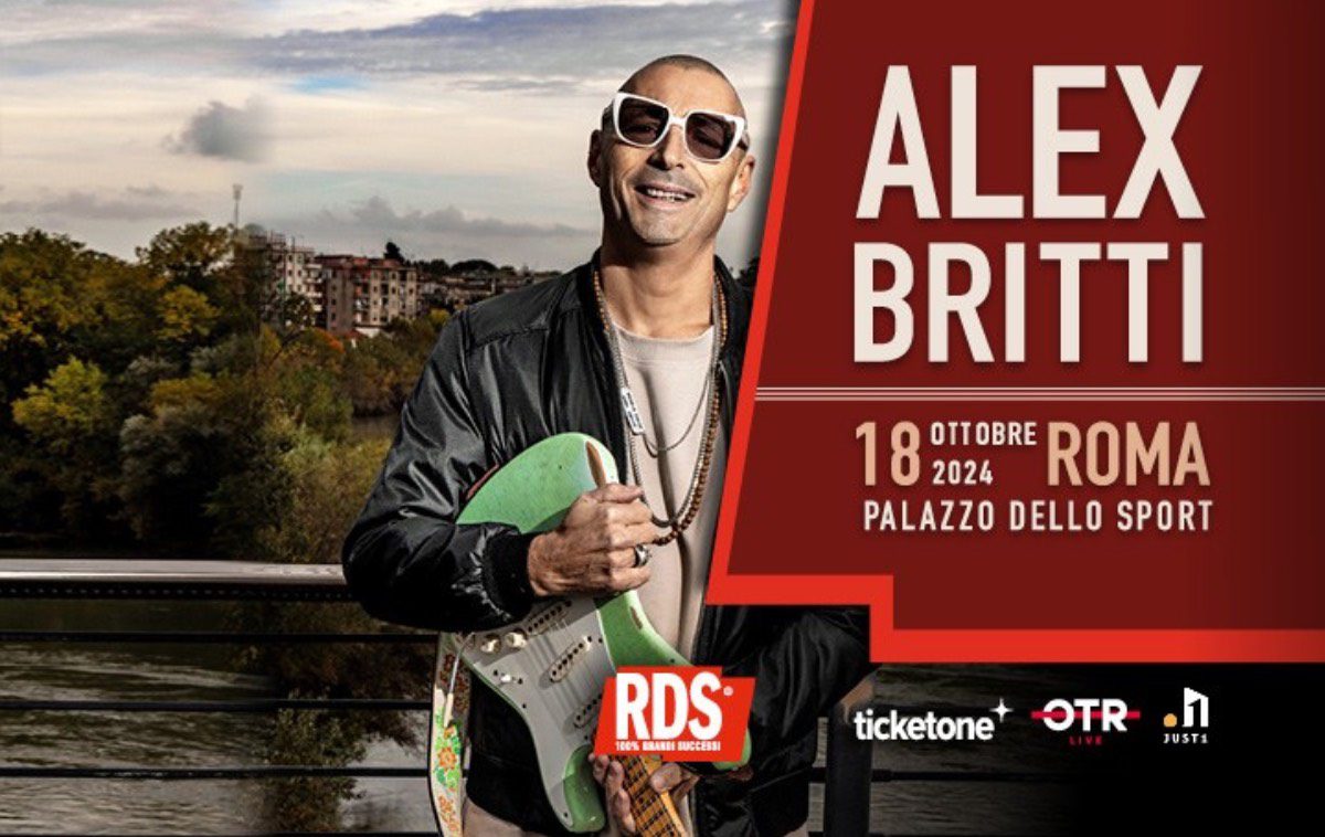 Alex Britti a Roma nel 2024 data e biglietti del concerto (18 Ottobre