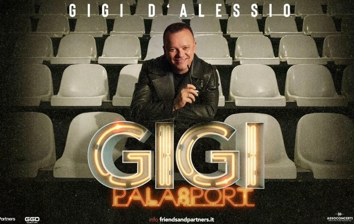 Gigi D’Alessio a Roma nel 2024 data e biglietti del “Gigi Palasport