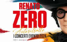 Renato Zero a Roma nel 2024 per un grande concerto al Palazzo dello Sport
