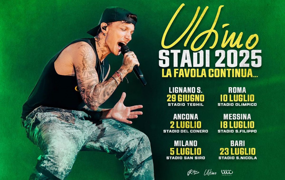 Ultimo a Roma nel 2025 in concerto allo Stadio Olimpico date e