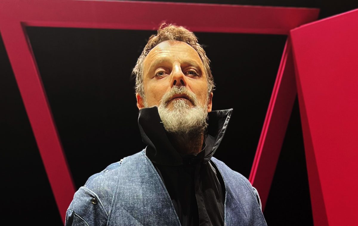 Alessandro Preziosi a Roma nel 2024 in Aspettando Re Lear