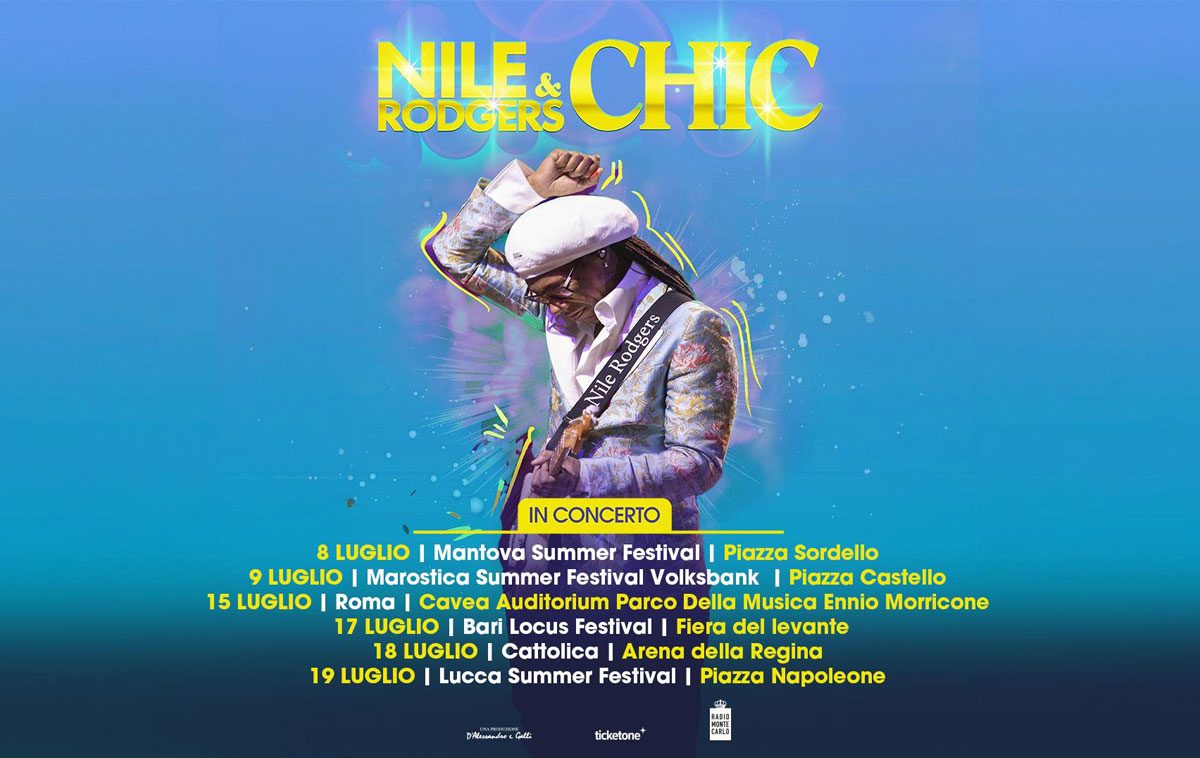 Nile Rodgers & Chic al Roma Summer Fest 2025 per un concerto imperdibile
