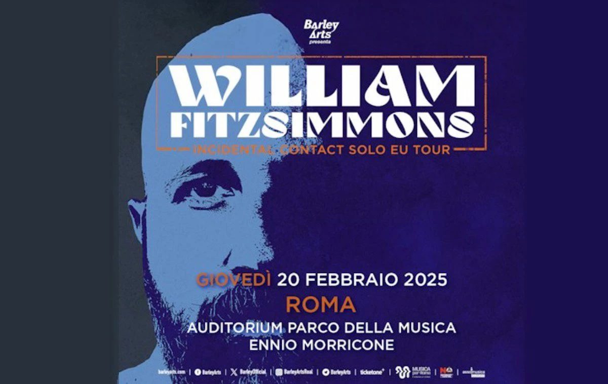 William Fitzsimmons a Roma nel 2025