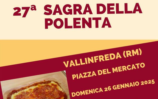Sagra della Polenta 2025 a Vallinfreda