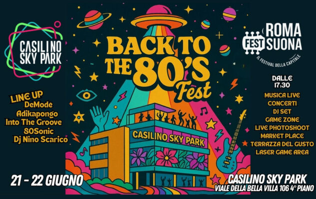 Back to the 80's Fest: Roma torna negli anni Ottanta!