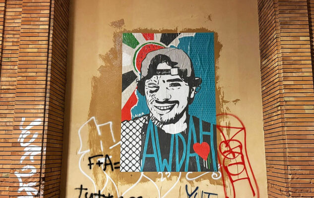 Awdah - Opera di street art dell'artista Laika