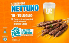 Nettuno Street Food: dal 10 al 13 luglio 2025 la Terrazza si riempie di profumi (e padelle roventi)