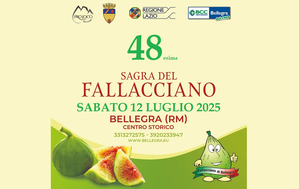 Sagra del Fellaciano 2025 Bellegra