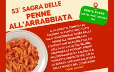 Sagra delle Penne all’Arrabbiata 2025 a Ponte Basso: per una serata di gusto e divertimento