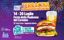 Terracina Street Food: cucina da tutta Italia e concerti gratuiti dal 14 al 20 luglio 2025