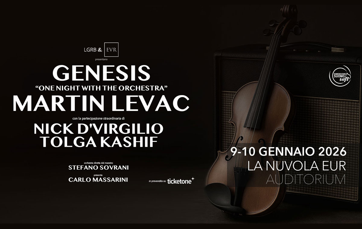 “Genesis - One night with the Orchestra” a Roma nel 2026