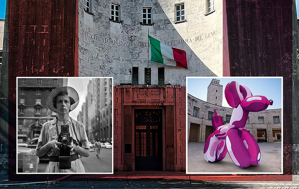 Vivian Maier e Ugo Nespolo in mostra al Museo del Genio di Roma