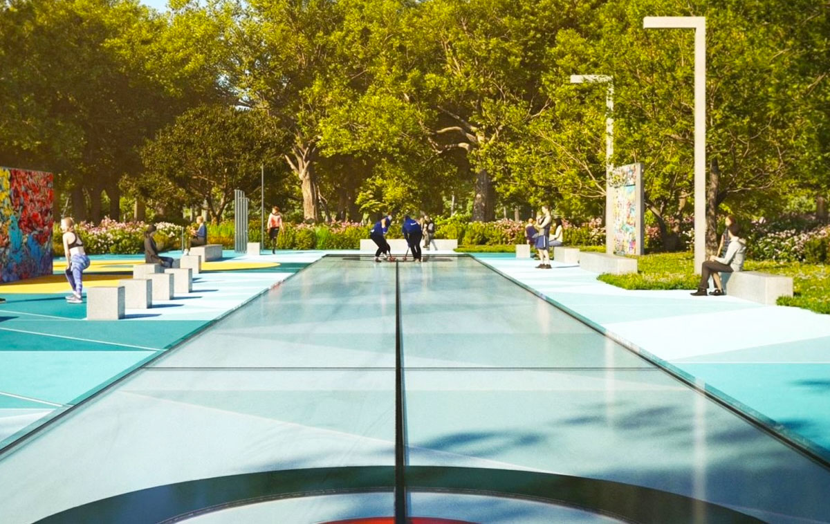 Pista di curling a Roma