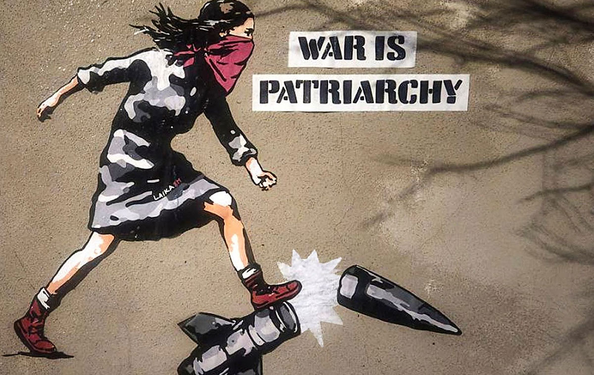 “War is Patriarchy” di Laika