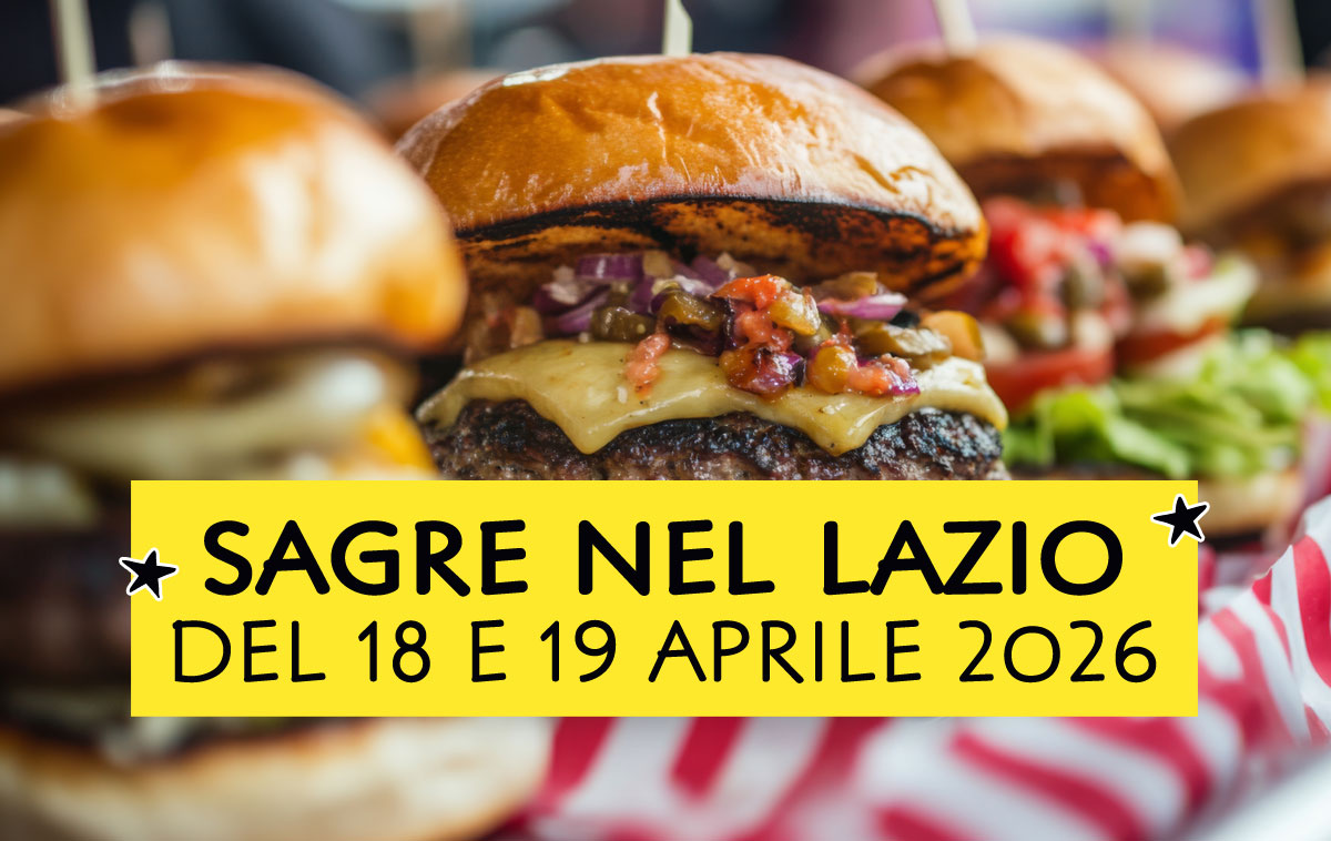 Sagre nel Lazio del 18 e 19 aprile 2026