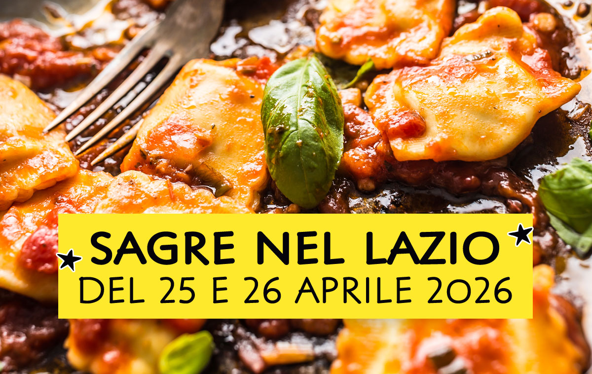 Sagre nel Lazio del 25 e 26 aprile 2026