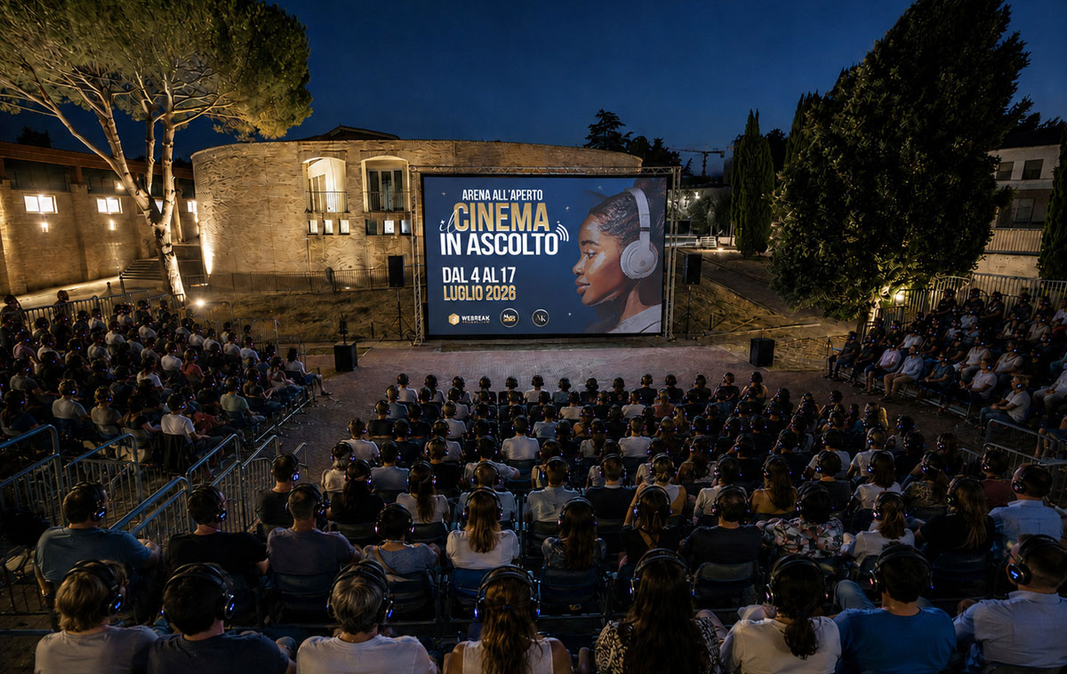 Arena all'aperto di Cinema in Ascolto