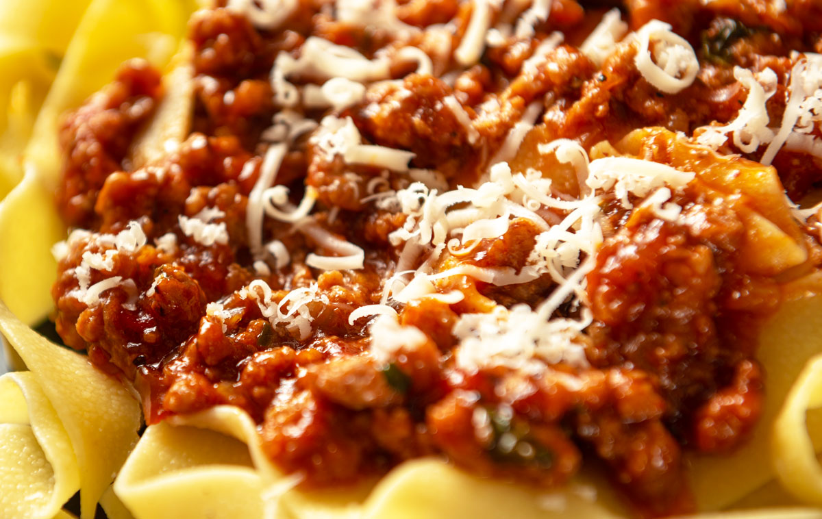 Fettuccine al ragù