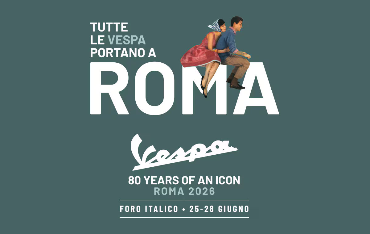 Tutte le Vespa portano a Roma 2026
