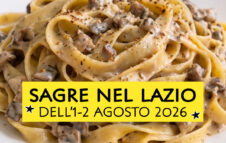 Sagre e mercatini del Lazio nel weekend dell'1-2 agosto 2026
