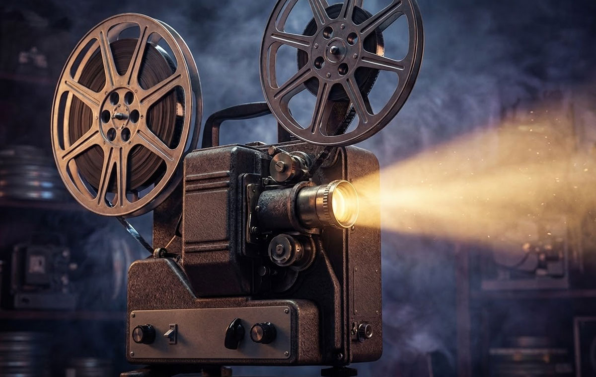Proiettore cinematografico vintage