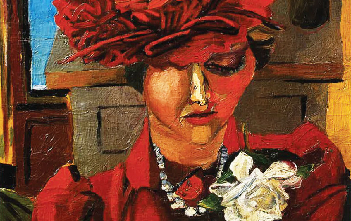 Renato Guttuso, Ritratto di Mimise con il cappello rosso