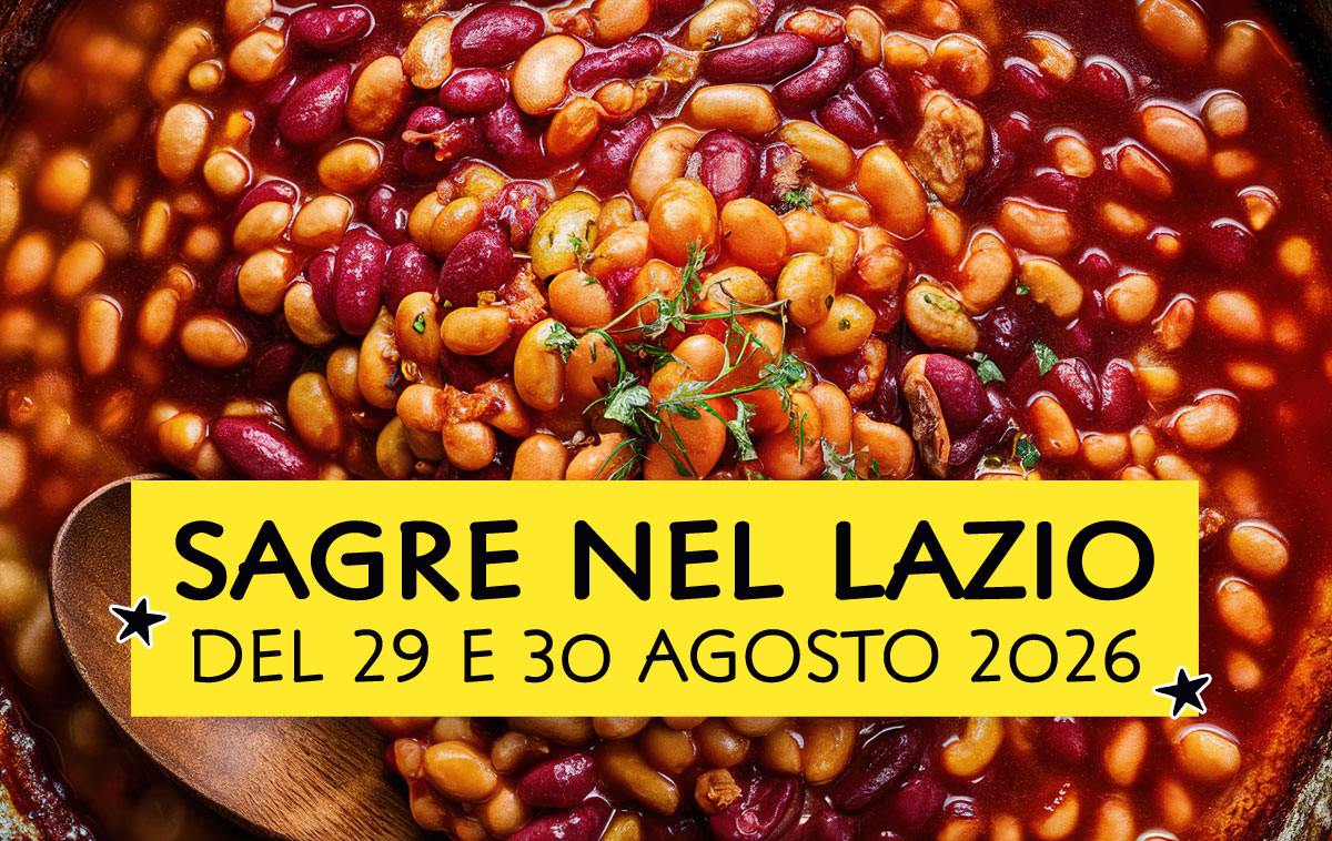 Sagre nel Lazio del 29 e 30 agosto 2026