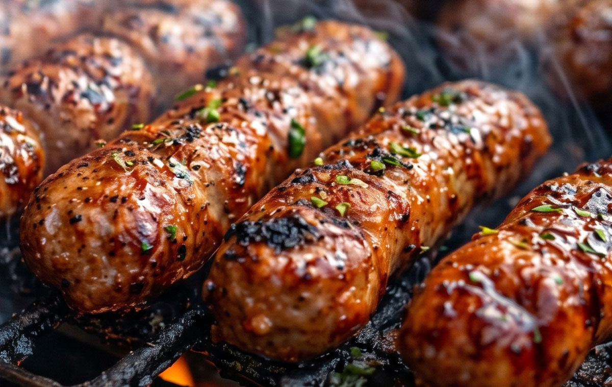 Salsicce sulla griglia