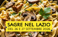 Sagre e mercatini nel Lazio: gli eventi del 26 e 27 settembre tra funghi, polenta e salsiccia