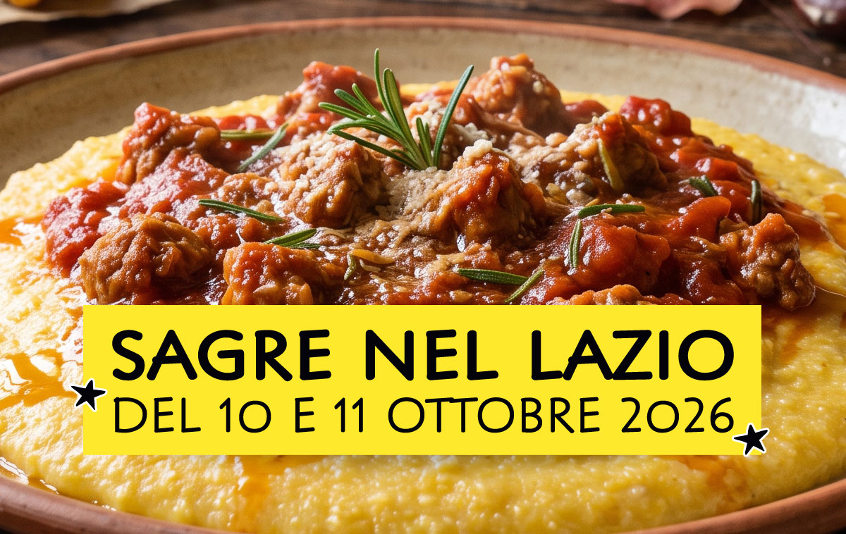 Sagre nel Lazio del 10 e 11 ottobre 2026