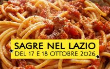 Sagre e mercatini del 17 e 18 ottobre 2026 nel Lazio: tutte le feste tra castagne, fagioli e polenta