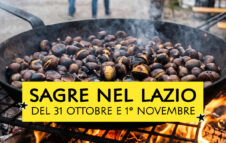 Sagre e mercatini nel Lazio del 31 ottobre e 1° novembre 2026 tra castagne, polenta e frascarelli