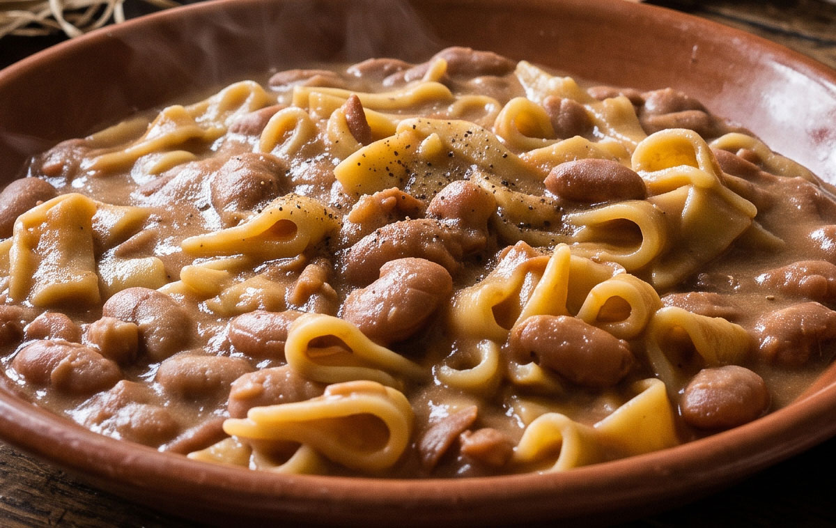 Cicerchiole con fagioli