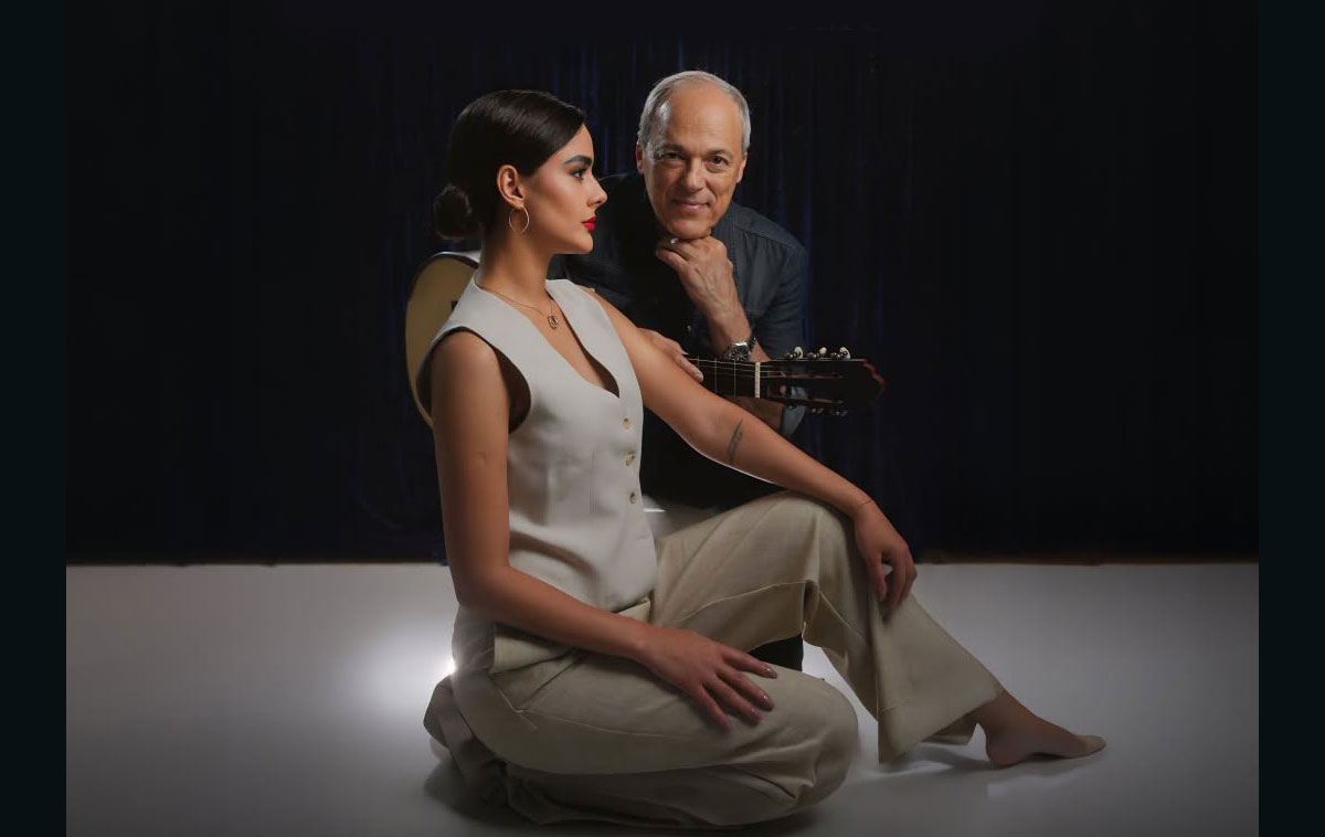 Toquinho e Camilla Faustino